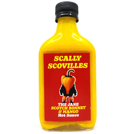 Scally Scovilles The Jane Scotch Bonnet & Mango Hot Sauce (200ml)-Hop Burns & Black