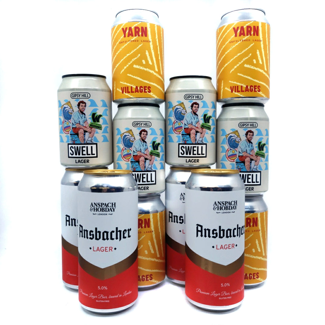 HB&B Fridge Fillers Lager pack (12 cans)-Hop Burns & Black