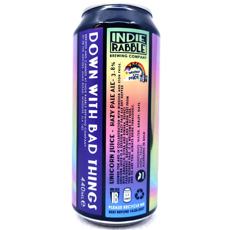 Indie Rabble Unicorn Juice Pale Ale 3.8% (440ml can)