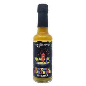 Lazy Scientist Stockwell Sunshine Pineapple, Turmeric & Ginger Hot Sauce (150ml)-Hop Burns & Black
