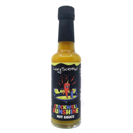 Lazy Scientist Stockwell Sunshine Pineapple, Turmeric & Ginger Hot Sauce (150ml)-Hop Burns & Black
