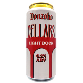 Donzoko Cellars Light Bock 6.2% (440ml can)-Hop Burns & Black