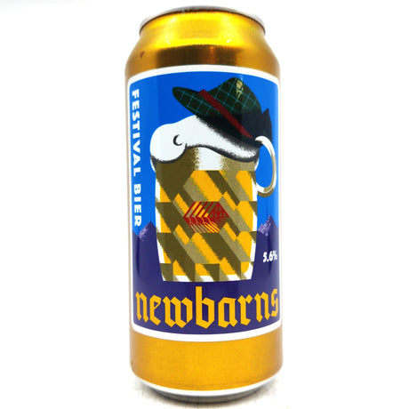 Newbarns Festival Bier 5.7% (440ml can)-Hop Burns & Black