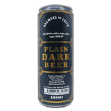 Newbarns Plain Dark Beer Strong Export Stout 11% (330ml can)-Hop Burns & Black