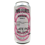 Two Flints x Verdant Late Pick Nelson DDH Hazy IPA 7% (440ml can)-Hop Burns & Black