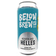 Below Brew Co Heaven & Helles Alcohol-free Helles Lager 0.5% (440ml can)-Hop Burns & Black