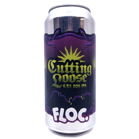 Floc Brewing Cutting Loose DDH IPA 6.5% (440ml can)-Hop Burns & Black