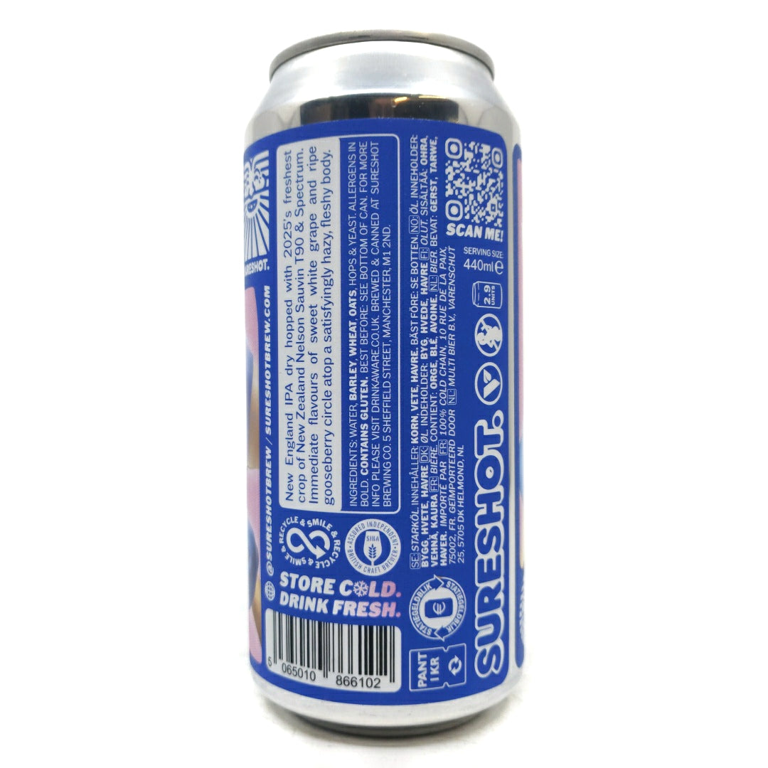 Sureshot Tim The Human Fish New England IPA 6.5% (440ml can)-Hop Burns & Black