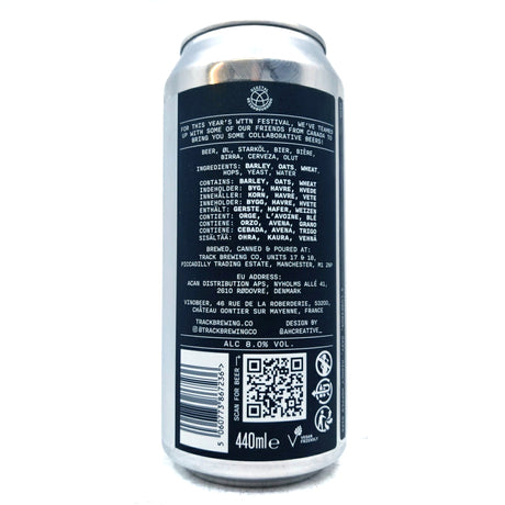 Track x Superflux Capacitor Double IPA 8% (440ml can)-Hop Burns & Black