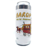 Baron Brewing Bandwagon Pale Ale 4.2% (500ml can)-Hop Burns & Black