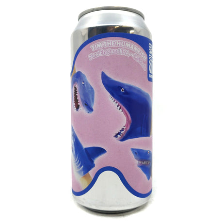 Sureshot Tim The Human Fish New England IPA 6.5% (440ml can)-Hop Burns & Black