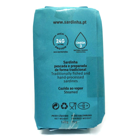 Sardinha Portuguese Sardines Smoked in Olive Oil (120g)-Hop Burns & Black