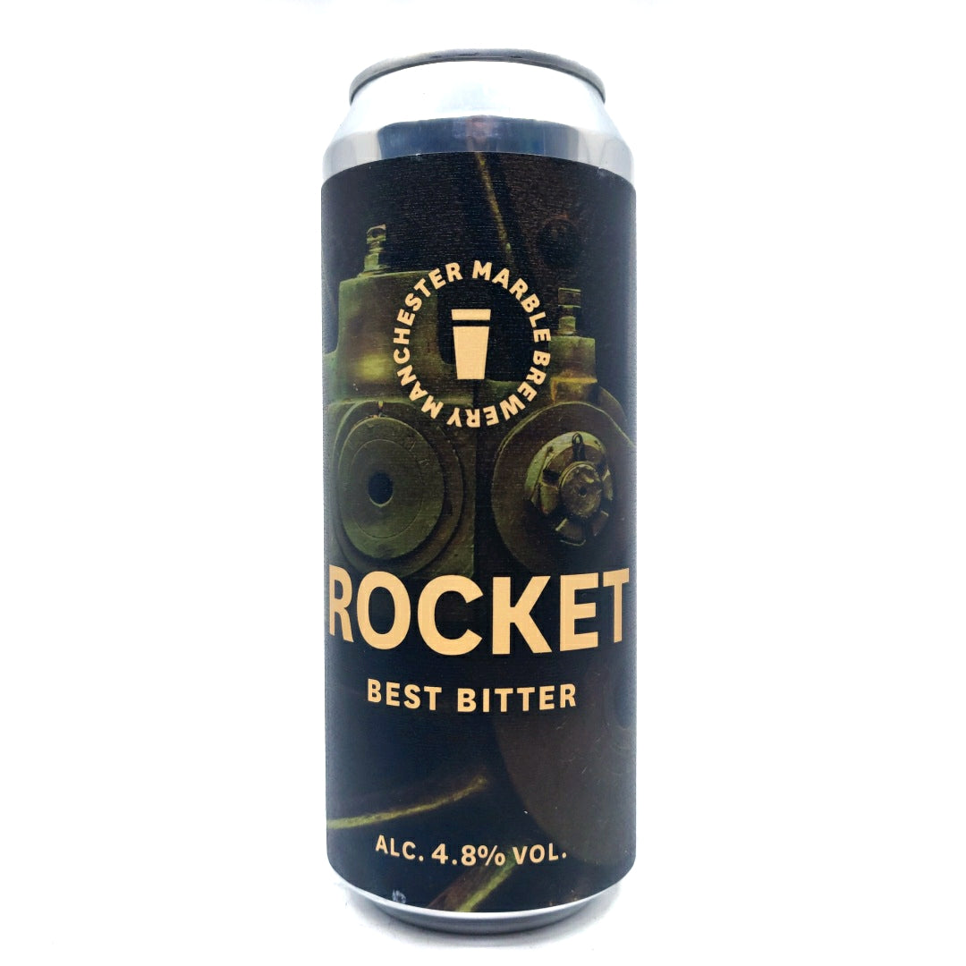 Marble Rocket Best Bitter 4.8% (500ml can)-Hop Burns & Black