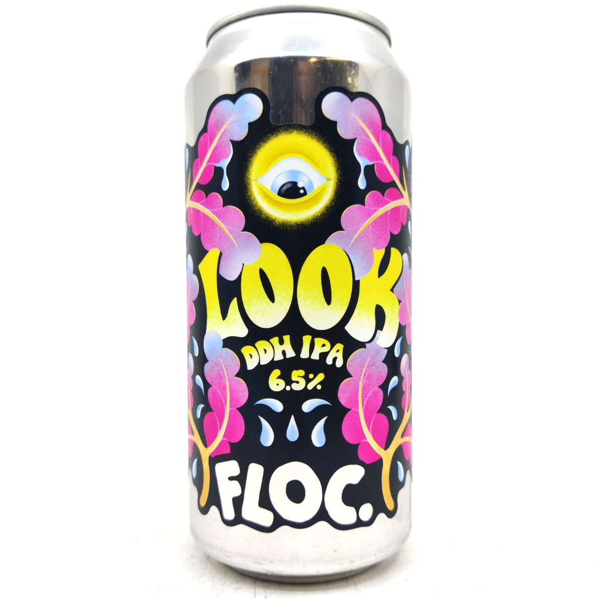 Floc Brewing Look IPA 6.5% (440ml can)-Hop Burns & Black