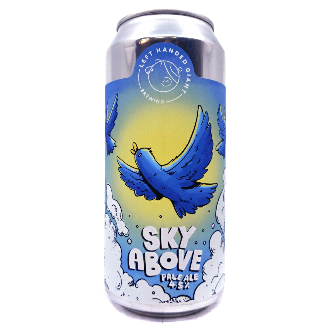 Left Handed Giant Sky Above Pale Ale 4.5% (440ml can)-Hop Burns & Black