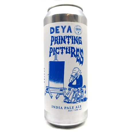 DEYA Painting Pictures New England IPA 7% (500ml can)-Hop Burns & Black