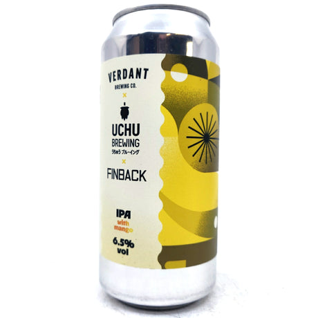 Verdant x Uchu x Finback LSBB25 Collab Series #1 IPA 6.5% (440ml can)-Hop Burns & Black