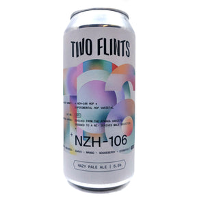 Two Flints NZ-106 Bract Project Hazy Pale Ale 5.5% (440ml can)-Hop Burns & Black