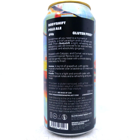 Queer Brewing Bodyshift Pale Ale 4% (440ml can)