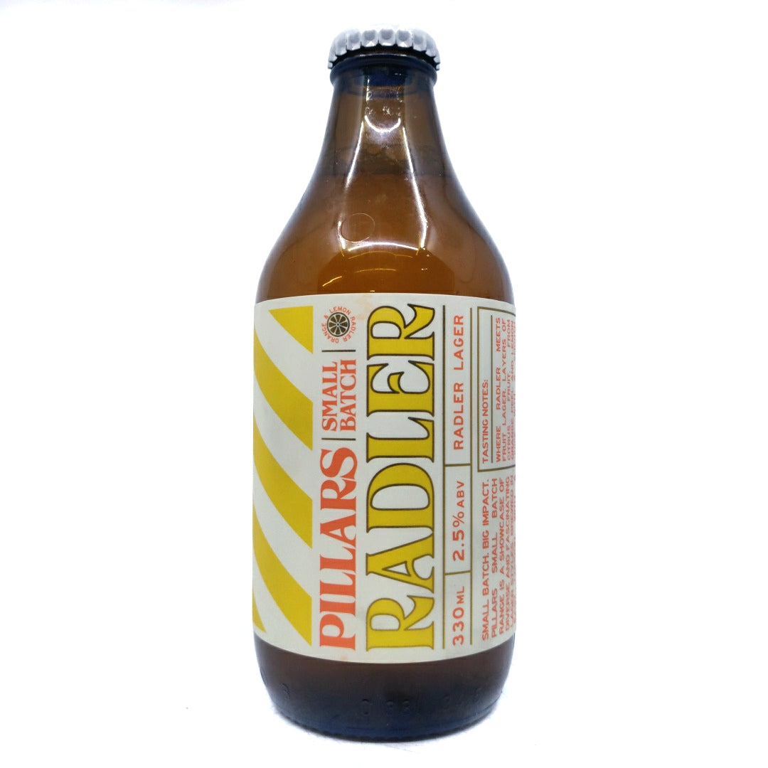 Pillars Radler 2.5% (330ml)-Hop Burns & Black