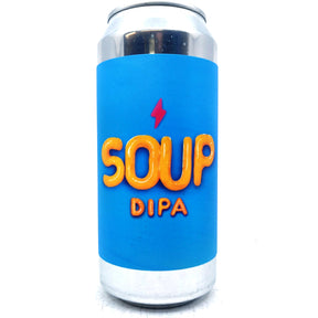 Garage Beer Co Soup Double IPA 8.5% (440ml can)-Hop Burns & Black