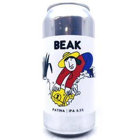 Beak Brewery Patina IPA 6.5% (440ml can)-Hop Burns & Black