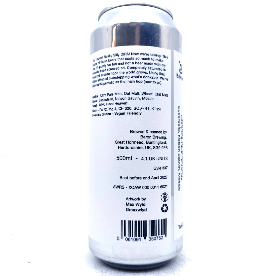 Baron Brewing Beast Of Bodmin Double IPA 8.2% (500ml can)