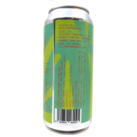 Villages Toots DDH Nelson Sauvin Grape New England IPA6.2% (440ml can)-Hop Burns & Black