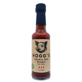 Hogg's Smokey Red Reaper Hot Sauce (145ml)-Hop Burns & Black