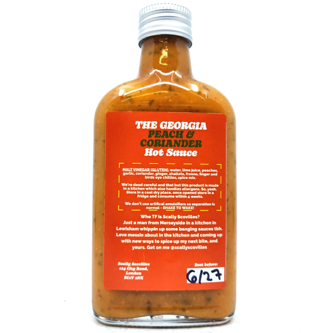 Scally Scovilles The Georgia Peach & Coriander Hot Sauce (200ml)