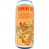 Burning Sky Just Peachy Pale Ale 4.8% (440ml can)-Hop Burns & Black