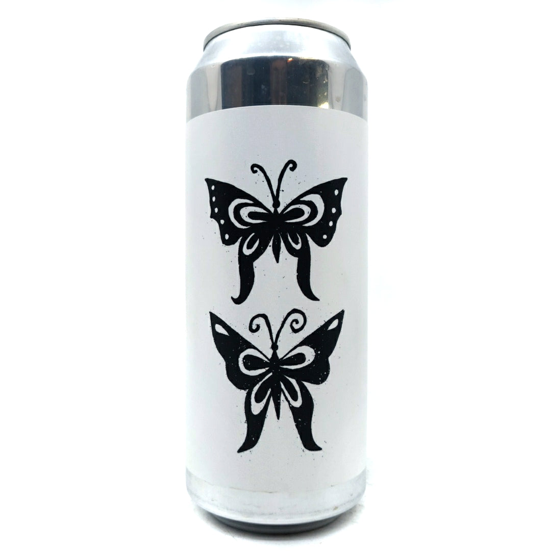 Baron Brewing Social Butterfly Double IPA 8.4% (500ml can)-Hop Burns & Black