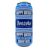 Donzoko Hoppy Weisse 4.8% (440ml can)-Hop Burns & Black