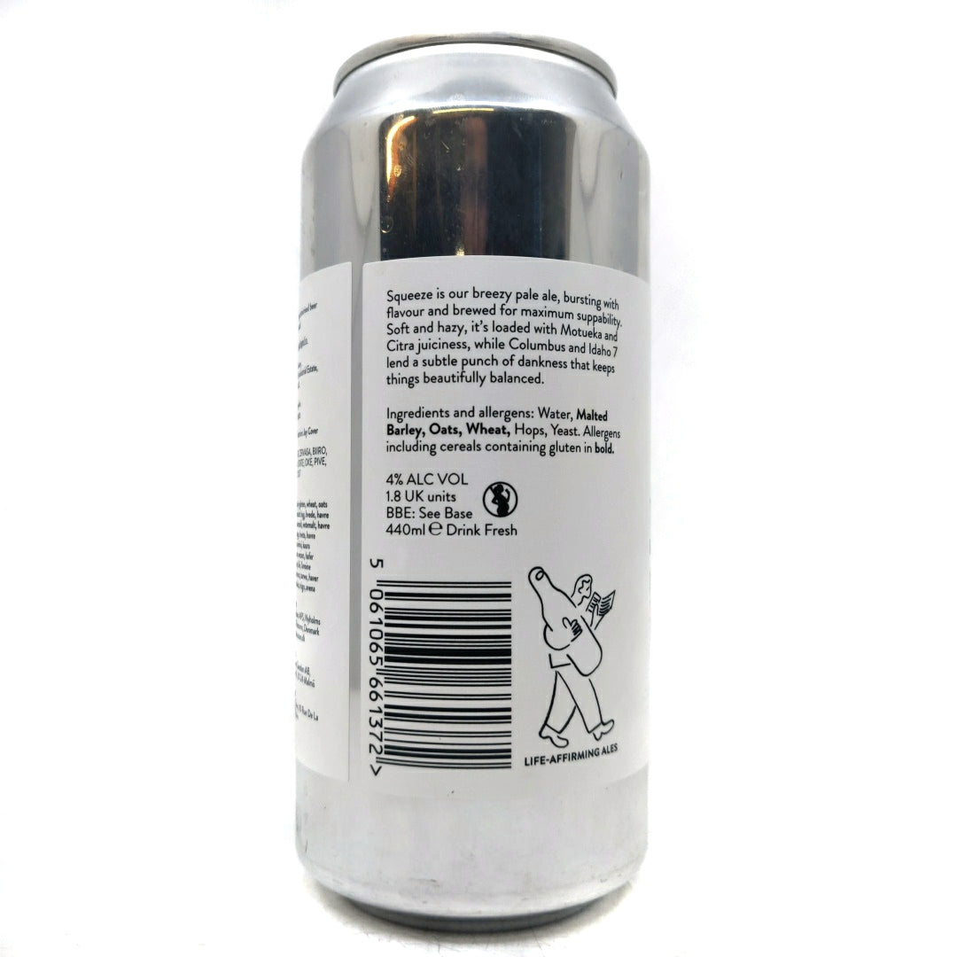 Beak Squeeze Pale Ale 4% (440ml can)-Hop Burns & Black