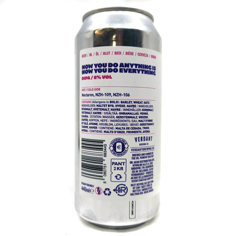 Verdant How You Do Anything Is How You Do Everything Double IPA 8% (440ml can)-Hop Burns & Black