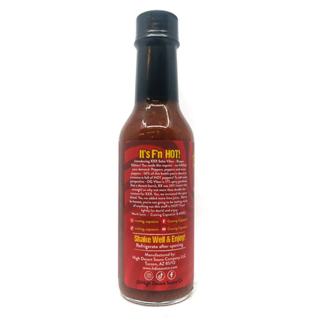 High Desert Sauce Co x Cravin' Capsaicin XXX Salsa Vibes Hot Sauce (148ml)