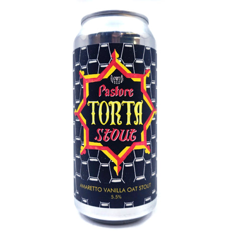 Pastore Torta Stout 5.5% (440ml can)-Hop Burns & Black