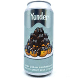 Yonder Irish Cream Profiteroles Imperial Pastry Stout 8% (440ml can)-Hop Burns & Black