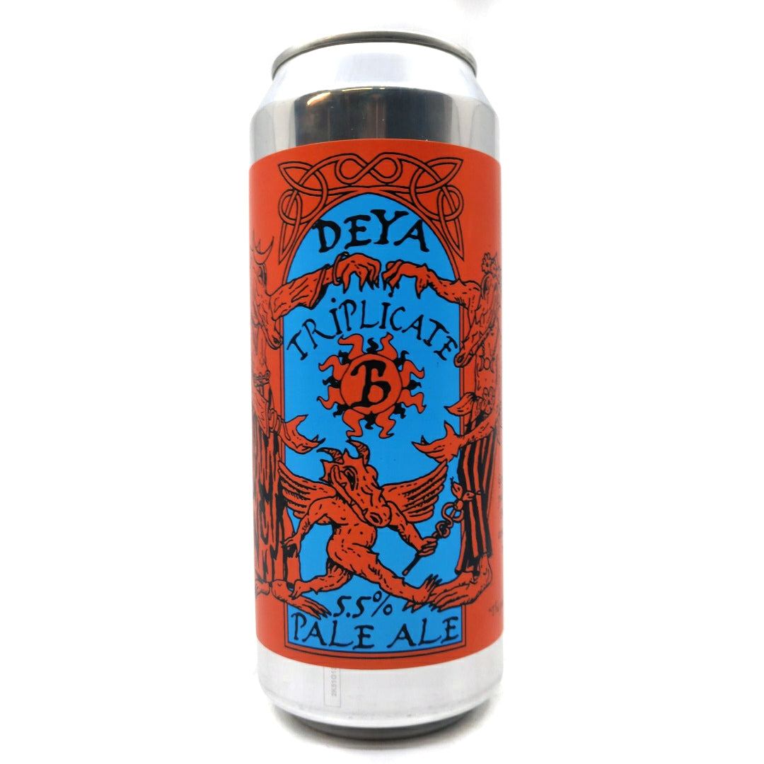 DEYA Triplicate B Pale Ale 5.5% (500ml can)-Hop Burns & Black