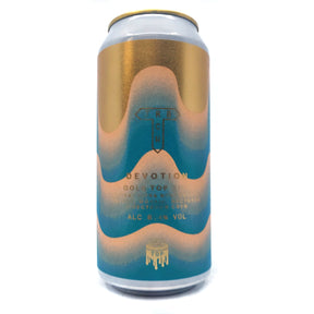 Track Devotion Gold Top Double IPA 8.4% (440ml can)-Hop Burns & Black