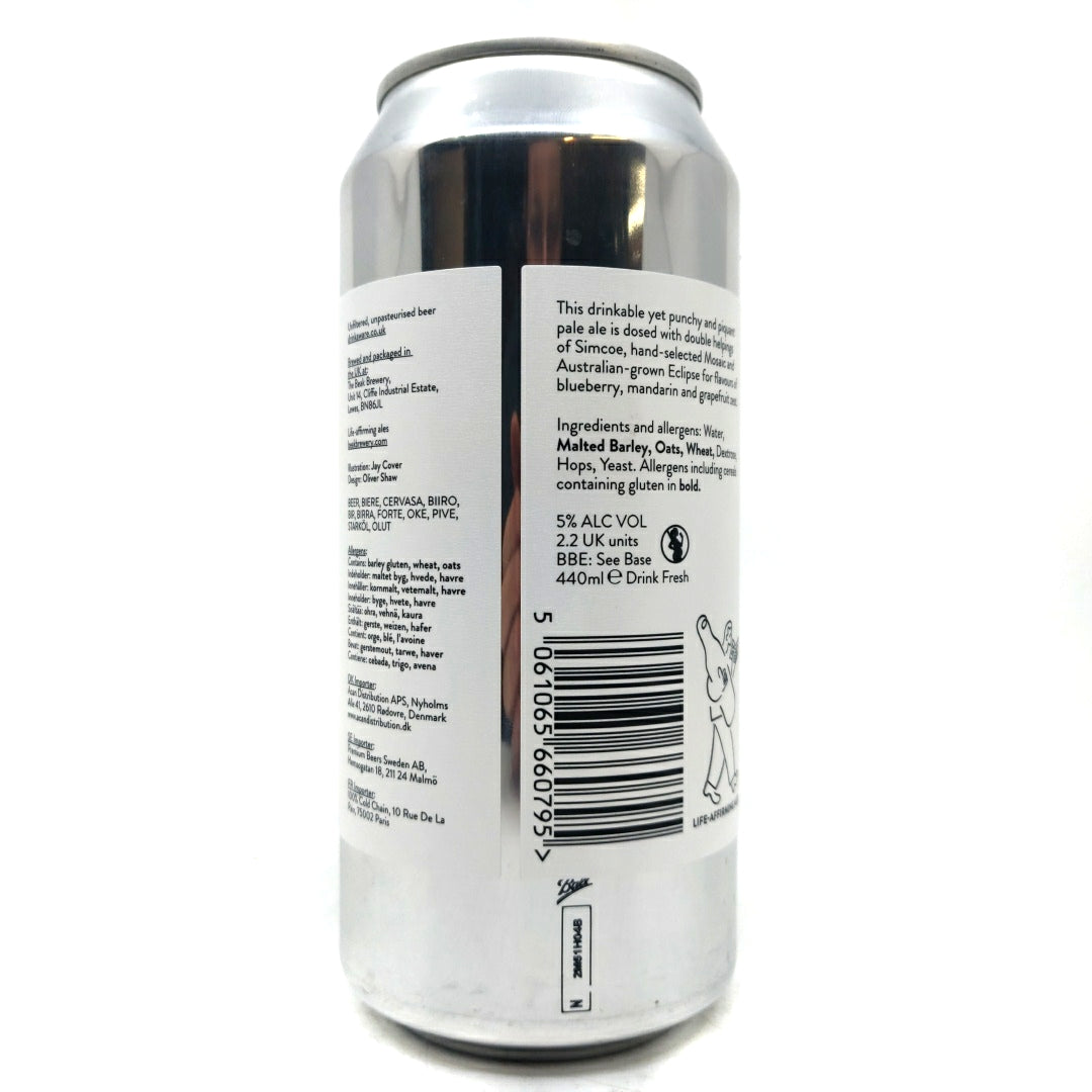 Beak Brewery Points DDH Pale 5% (440ml can)-Hop Burns & Black
