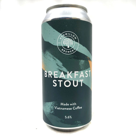 Redwillow Breakfast Stout 5.7% (440ml can)-Hop Burns & Black