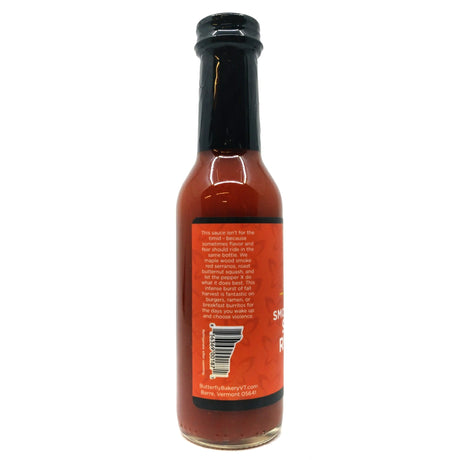 Butterfly Bakery Smoked Serrano Squash Reaper X Hot Sauce (148ml)-Hop Burns & Black