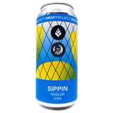 Drop Project Sippin Lemon Radler 2.8% (440ml can)-Hop Burns & Black
