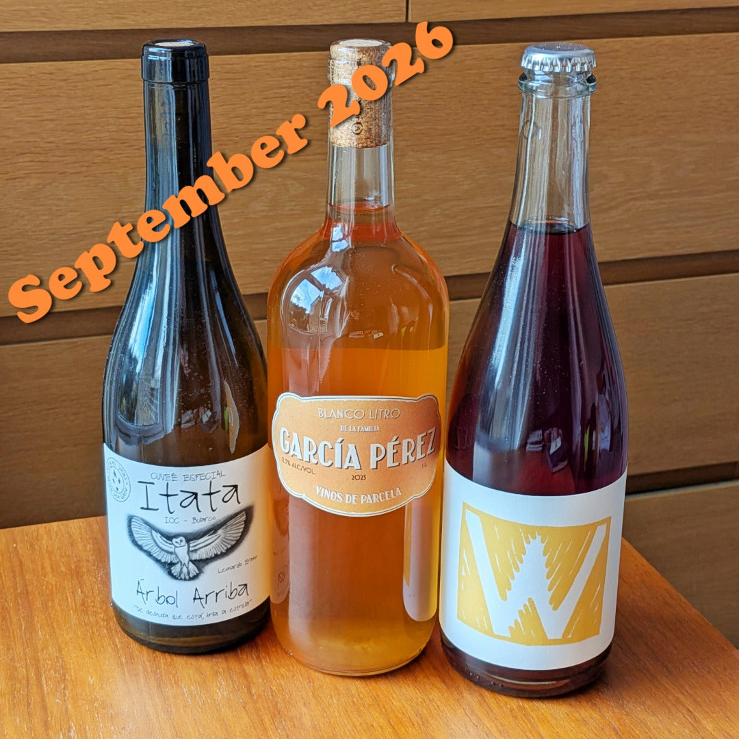 3 month pre-paid Natural Wine Killers GIFT wine box subscription