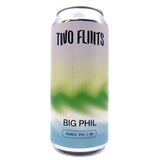 Two Flints Big Phil Double IPA 8% (440ml can)-Hop Burns & Black