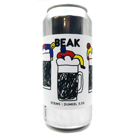 Beak Steins Dunkel 5.5% (440ml can)-Hop Burns & Black