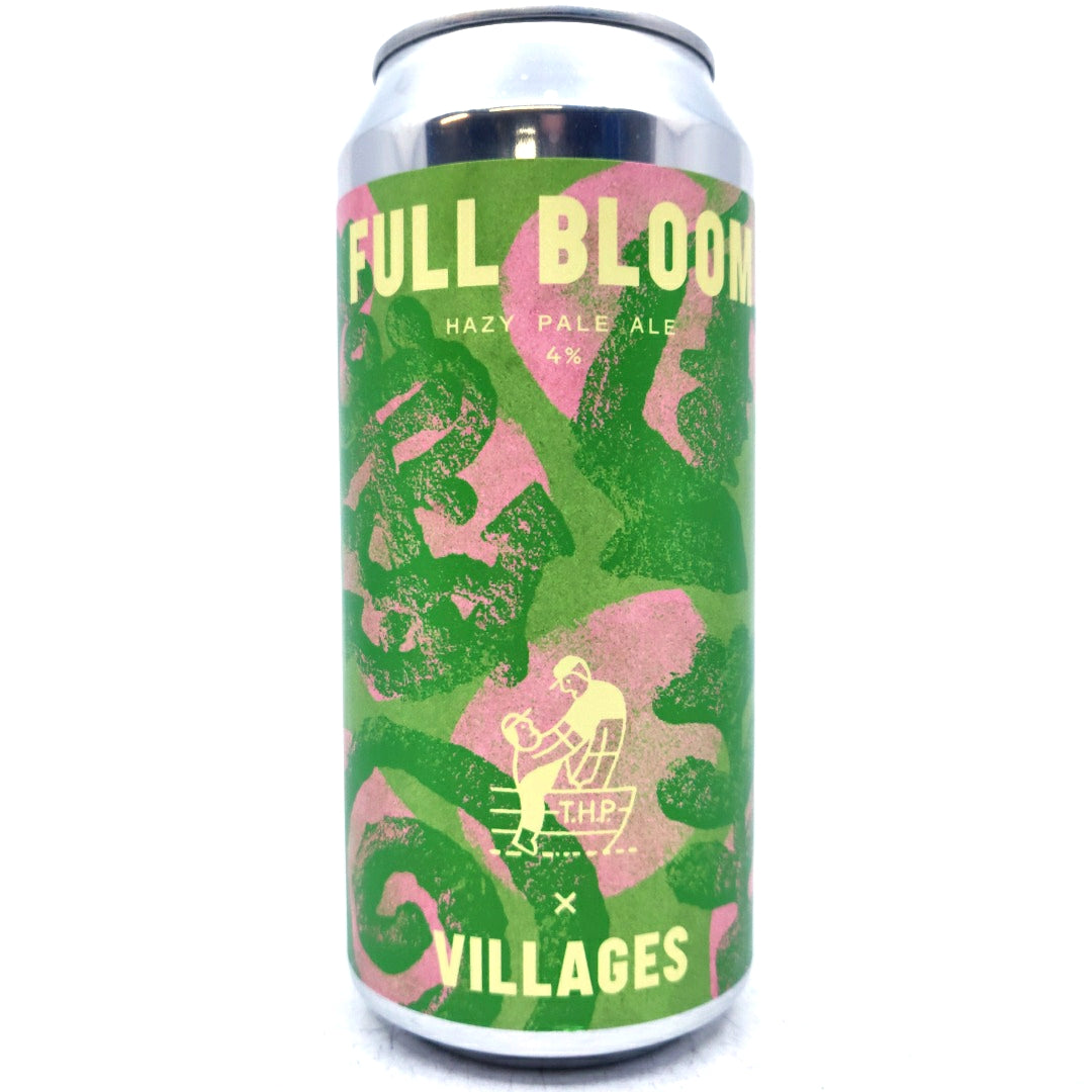 Villages x Hastings Project Full Bloom Hazy Pale Ale 4% (440ml can)-Hop Burns & Black