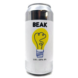 Beak Brewery Lux Double IPA 8% (440ml can)-Hop Burns & Black
