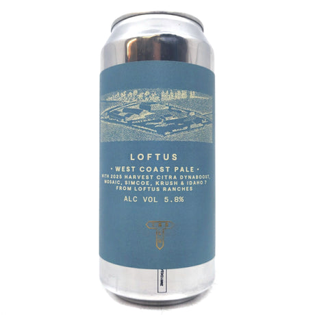 Track x Bale Breaker Loftus West Coast Pale Ale 5.8% (440ml can)-Hop Burns & Black
